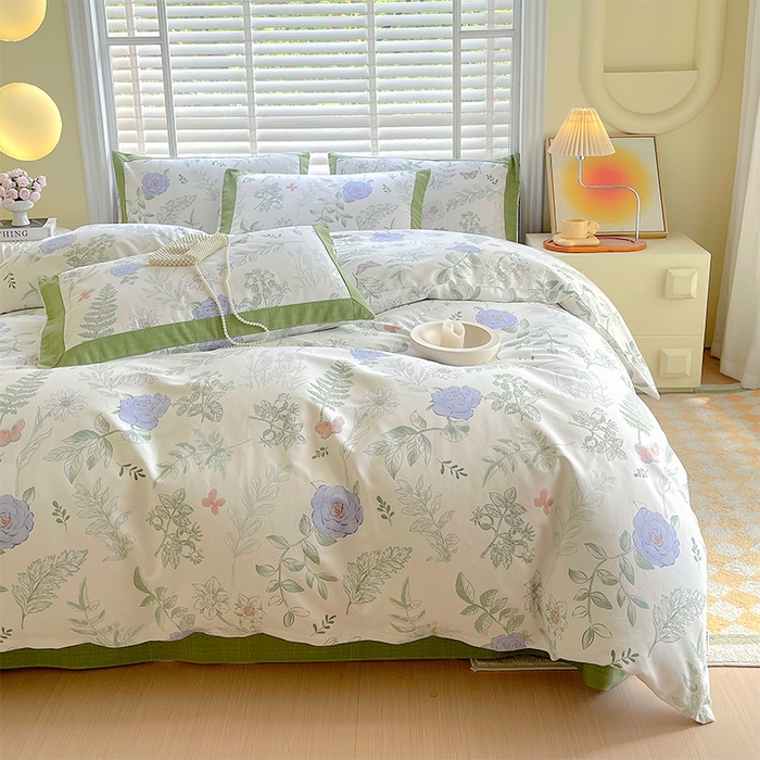 91家纺网 家纺一手货源 找家纺 （总）春皖家纺 2026高端直播热卖非遗A类全棉老粗布加厚床单款三件套-工艺款四件套