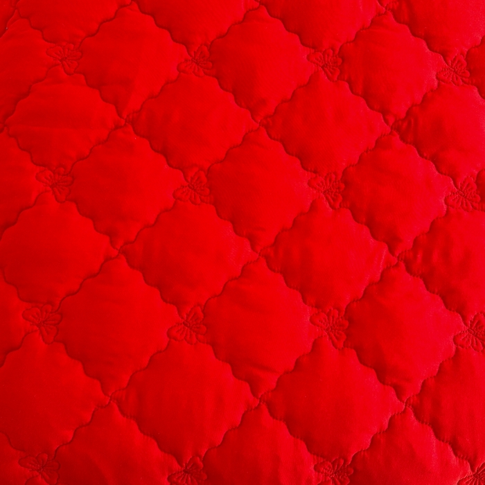 91家纺网 家纺一手货源 找家纺 怡源梦 2026新款A类亲肤棉全包夹棉床头罩-蝴蝶飞飞系列 大红