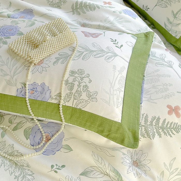 91家纺网 家纺一手货源 找家纺 春皖家纺 2026高端直播热卖非遗A类全棉老粗布加厚床单款三件套-工艺款四件套 逸云