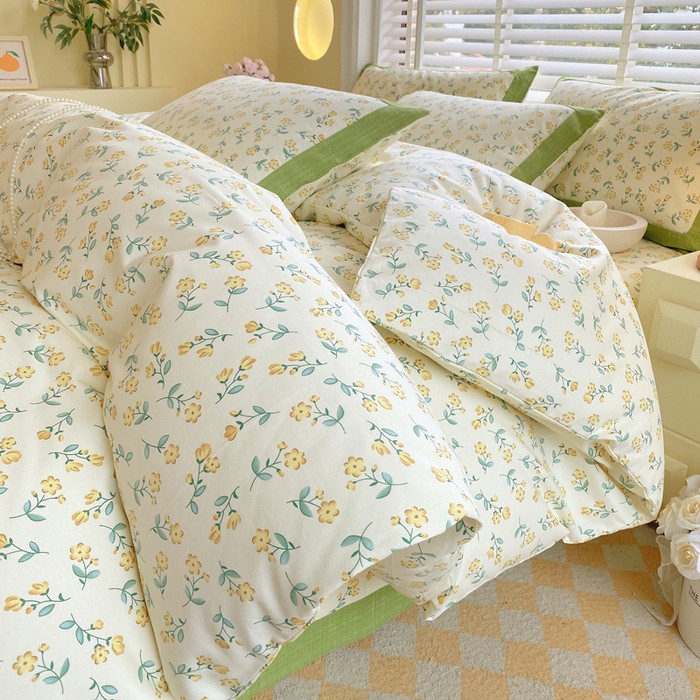 91家纺网 家纺一手货源 找家纺 春皖家纺 2026高端直播热卖非遗A类全棉老粗布加厚床单款三件套-工艺款四件套 伊兰