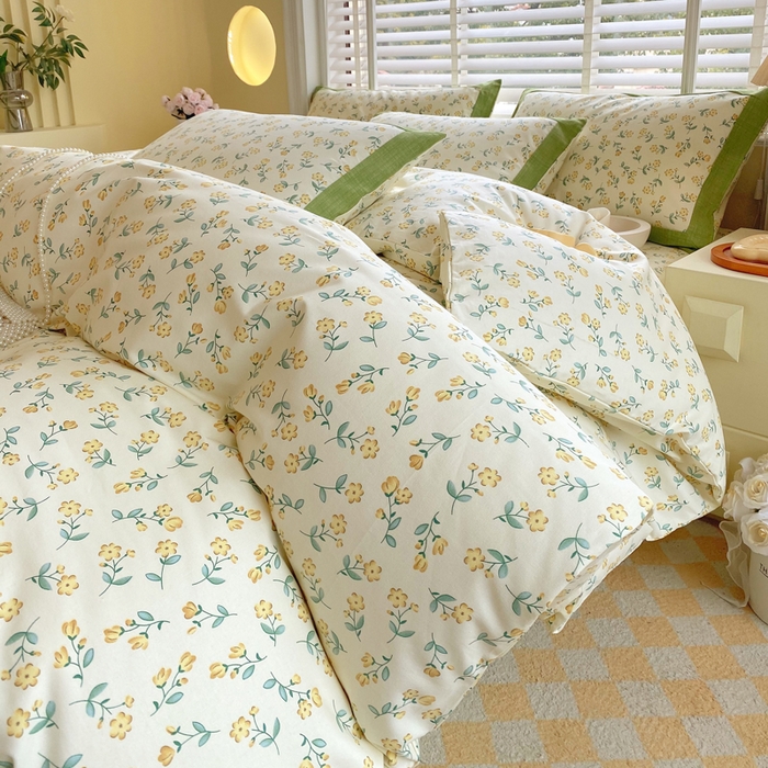 91家纺网 家纺一手货源 找家纺 春皖家纺 2026高端直播热卖非遗A类全棉老粗布加厚床单款三件套-工艺款四件套 伊兰