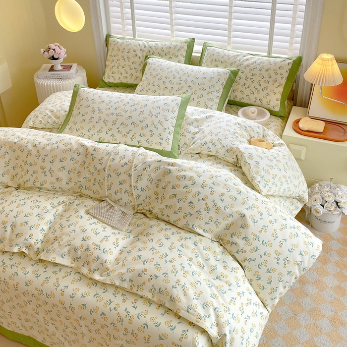 91家纺网 家纺一手货源 找家纺 春皖家纺 2026高端直播热卖非遗A类全棉老粗布加厚床单款三件套-工艺款四件套 伊兰