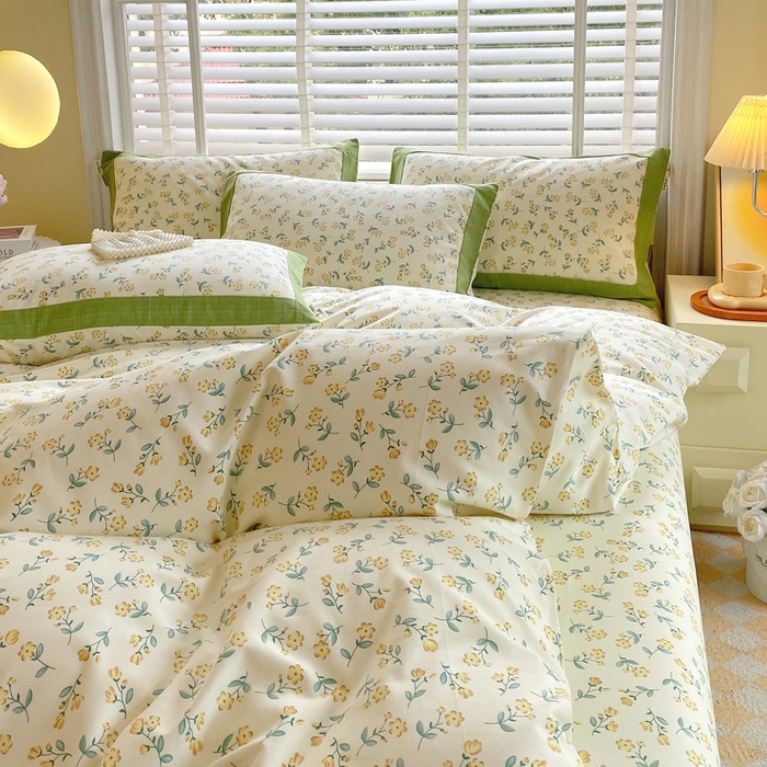 91家纺网 家纺一手货源 找家纺 春皖家纺 2026高端直播热卖非遗A类全棉老粗布加厚床单款三件套-工艺款四件套 伊兰