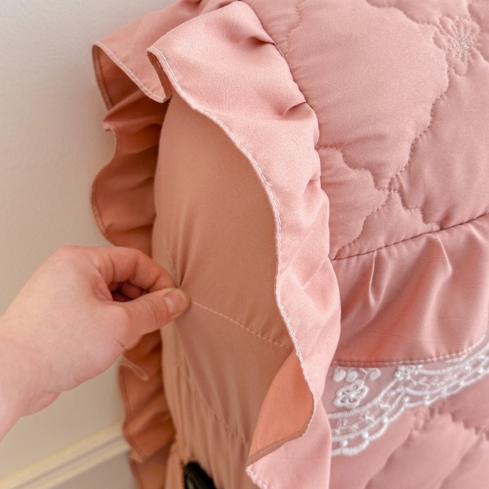 91家纺网 家纺一手货源 找家纺 怡源梦 2026新款A类亲肤棉床裙式床笠四件套-蝴蝶飞飞系列 豆沙