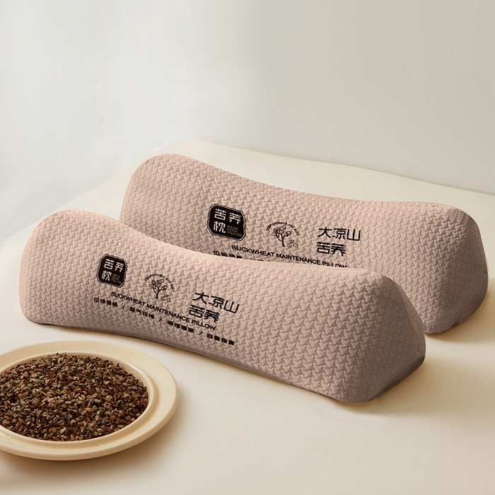 91家纺网 家纺一手货源 找家纺 小桃姐家纺 2025新款  荞麦枕   三角大凉山荞麦枕  花草枕  颈椎枕 护颈枕 沙发枕 午休枕头枕芯 三角大凉山荞麦枕-咖色