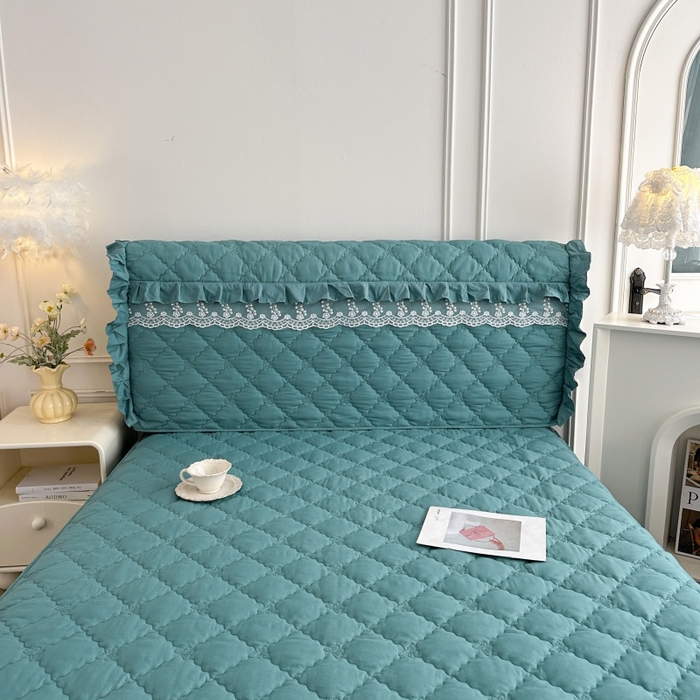 91家纺网 家纺一手货源 找家纺 怡源梦 2026新款A类亲肤棉床裙式床笠四件套-蝴蝶飞飞系列 蓝色