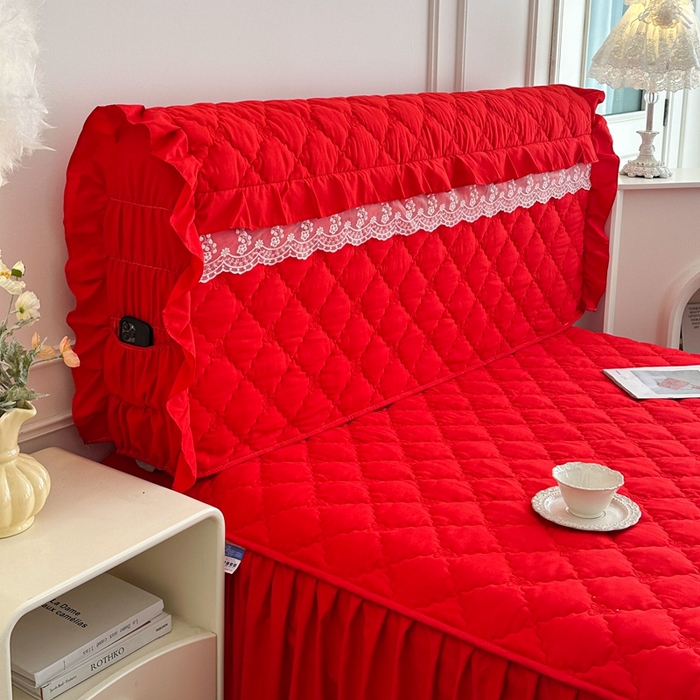 91家纺网 家纺一手货源 找家纺 （总）怡源梦 2026新款A类亲肤棉床裙床笠二合一-蝴蝶飞飞系列