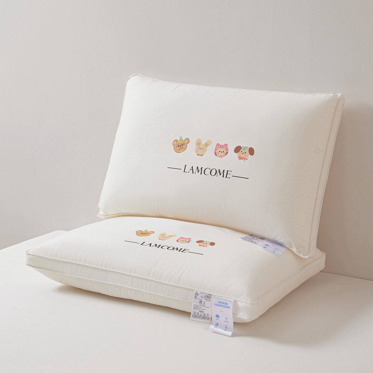 91家纺网 家纺一手货源 找家纺 （总）小桃姐家纺 2025新款全棉纯棉卡通枕头枕芯学生枕芯纯棉烫画枕芯