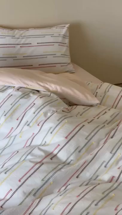 91家纺网 家纺一手货源 找家纺 例外 2026新款全棉剪花提花四件套-花漾系列 【专版花型    严格控价   小号卷后不得低于225      标准 280    加大 290】 花漾粉-粉底