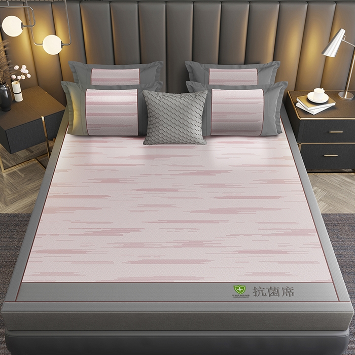 91家纺网 家纺一手货源 找家纺 （总）小牛席业 2026新款A加厚款-可机洗抗菌提花冰丝席