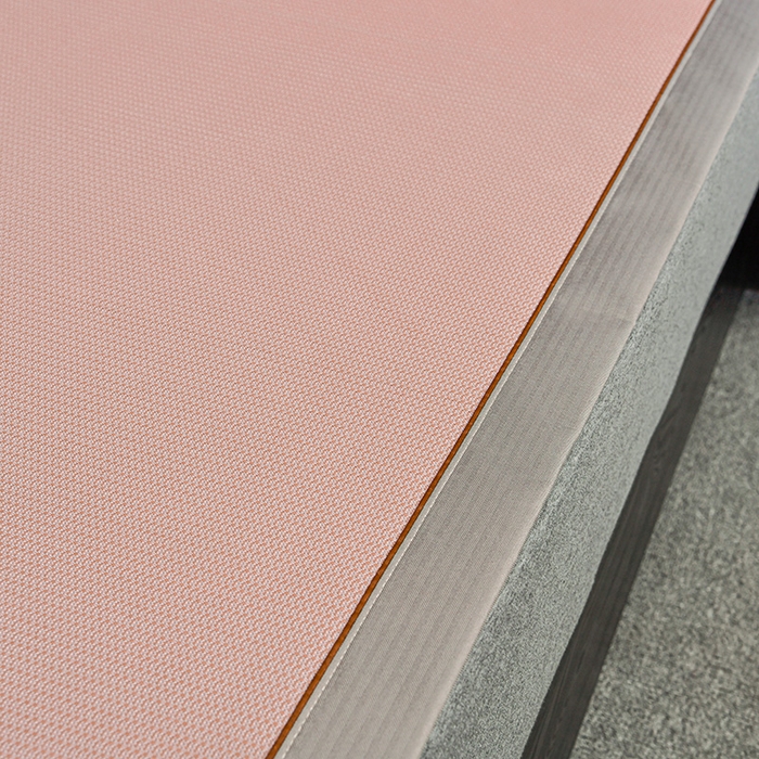 91家纺网 家纺一手货源 找家纺 小牛席业 2026新款A加厚款-可机洗抗菌提花冰丝席 抗菌席-色织粉色