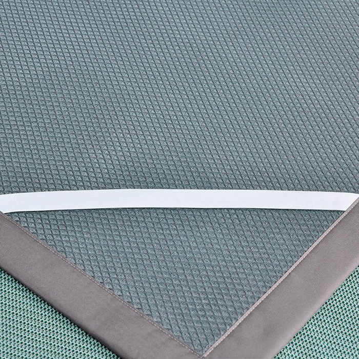 91家纺网 家纺一手货源 找家纺 小牛席业 2026新款A加厚款-可机洗抗菌提花冰丝席 抗菌席-色织绿色