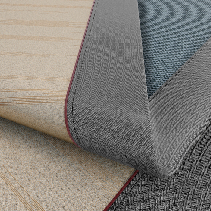 91家纺网 家纺一手货源 找家纺 小牛席业 2026新款A加厚款-可机洗抗菌提花冰丝席 抗菌席-流星雨-咖色