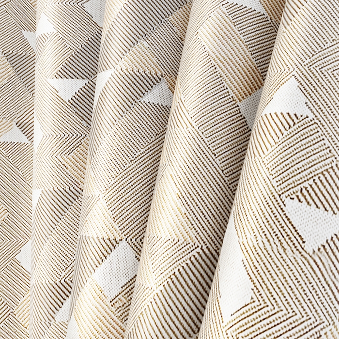 91家纺网 家纺一手货源 找家纺 小牛席业 2026新款A加厚款-可机洗抗菌提花冰丝席 抗菌席-魔幻方格-咖色