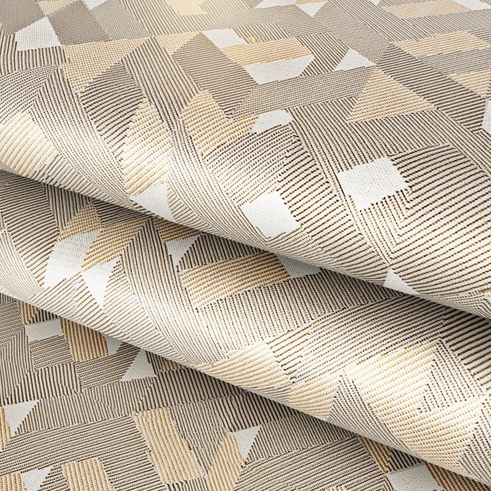 91家纺网 家纺一手货源 找家纺 小牛席业 2026新款A加厚款-可机洗抗菌提花冰丝席 抗菌席-魔幻方格-咖色