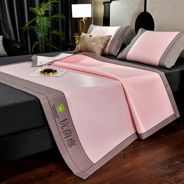 91家纺网 家纺一手货源 找家纺 （总）小牛席业 2026新款小千鸟格-经典款抗菌席（轻奢风）