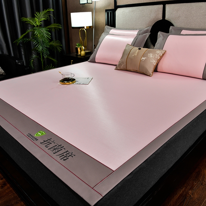 91家纺网 家纺一手货源 找家纺 （总）小牛席业 2026新款小千鸟格-经典款抗菌席（轻奢风）