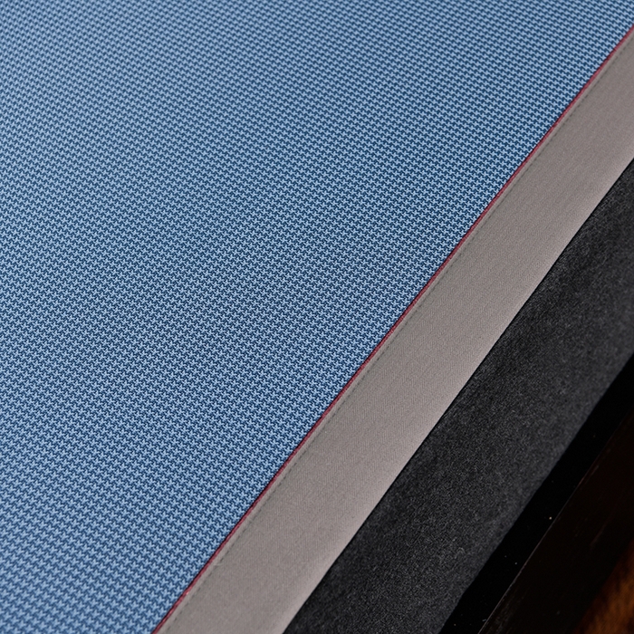 91家纺网 家纺一手货源 找家纺 小牛席业 2026新款小千鸟格-经典款抗菌席（轻奢风） 蓝色