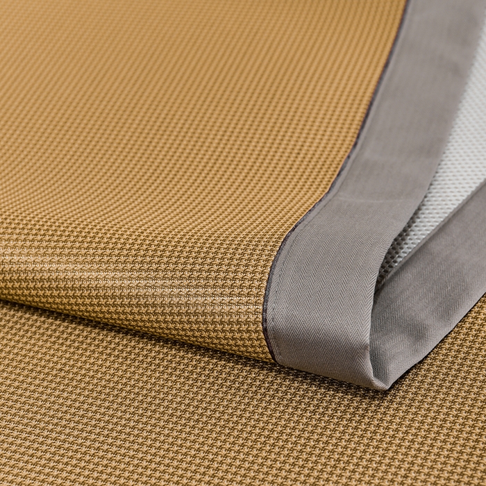 91家纺网 家纺一手货源 找家纺 小牛席业 2026新款小千鸟格-经典款抗菌席（轻奢风） 咖啡