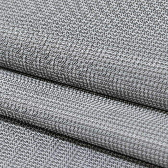 91家纺网 家纺一手货源 找家纺 小牛席业 2026新款小千鸟格-经典款抗菌席（轻奢风） 灰色