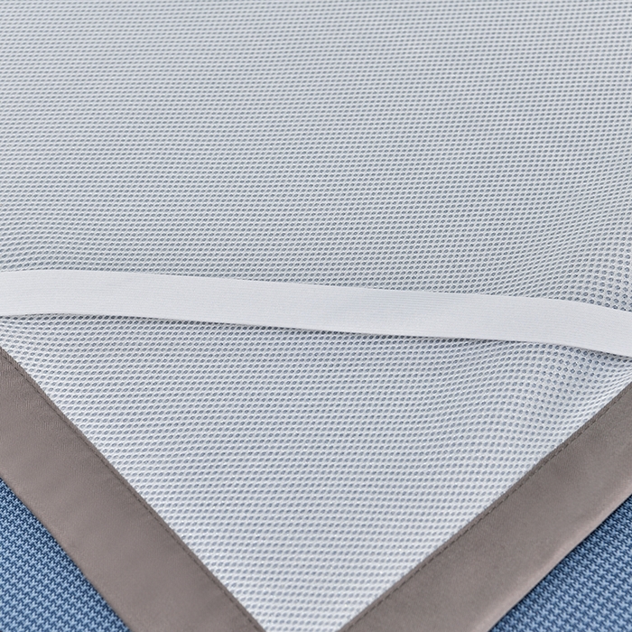 91家纺网 家纺一手货源 找家纺 小牛席业 2026新款小千鸟格-经典款抗菌席（轻奢风） 蓝色