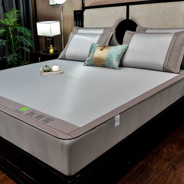 91家纺网 家纺一手货源 找家纺 （总）小牛席业 2026新款小千鸟格-经典款抗菌席（床笠款）