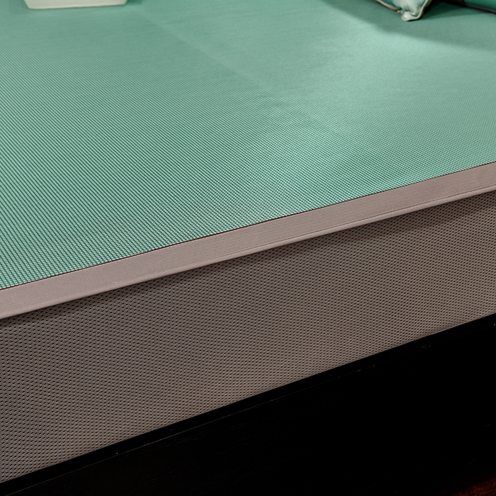 91家纺网 家纺一手货源 找家纺 小牛席业 2026新款小千鸟格-经典款抗菌席（床笠款） 绿色