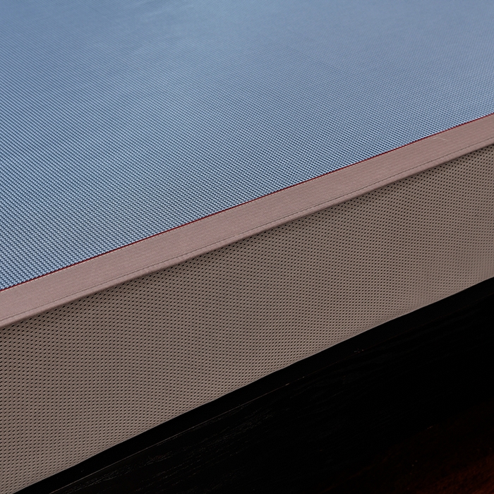 91家纺网 家纺一手货源 找家纺 小牛席业 2026新款小千鸟格-经典款抗菌席（床笠款） 蓝色