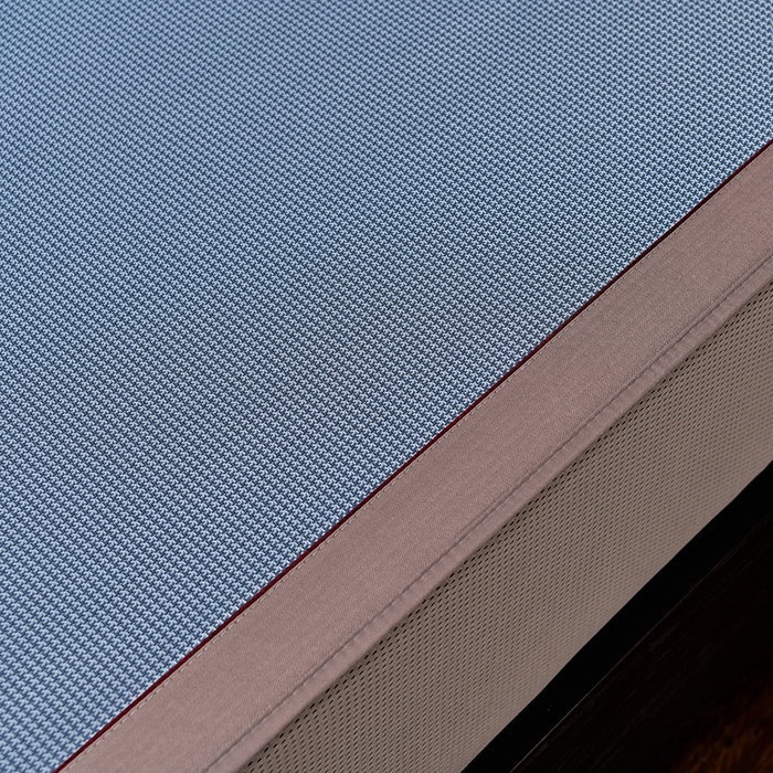 91家纺网 家纺一手货源 找家纺 小牛席业 2026新款小千鸟格-经典款抗菌席（床笠款） 蓝色