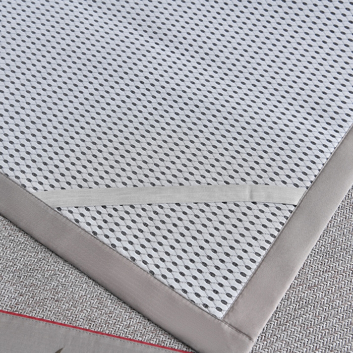 91家纺网 家纺一手货源 找家纺 小牛席业 2026新款3D刺绣印尼藤-熊猫刺绣款（10斤加厚） 灰色