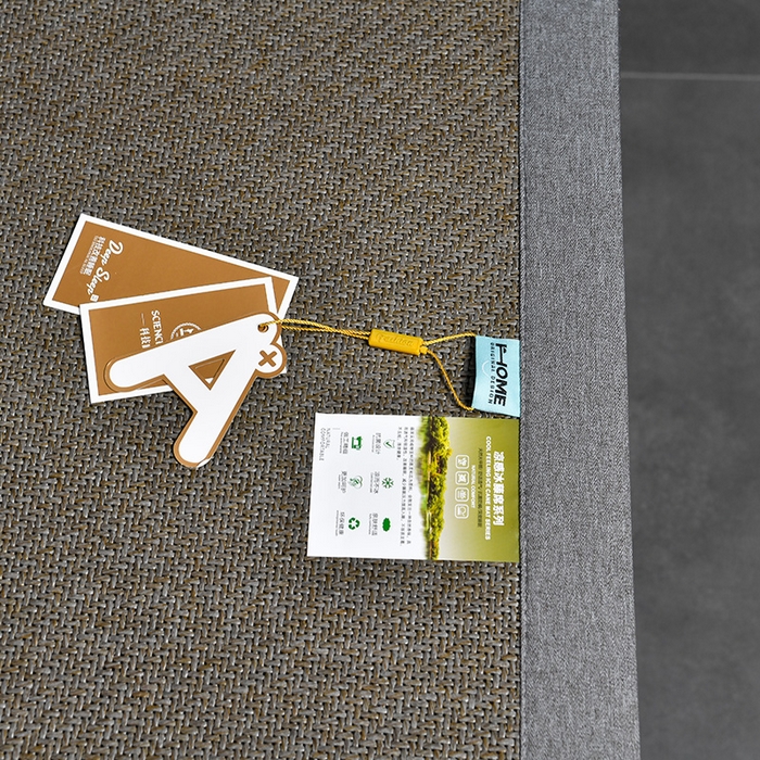 91家纺网 家纺一手货源 找家纺 小牛席业 2026新款3D刺绣印尼藤系列-雪山刺绣款【加厚10斤重】 浅咖