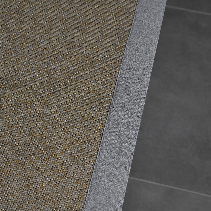 91家纺网 家纺一手货源 找家纺 小牛席业 2026新款3D刺绣印尼藤系列-雪山刺绣款【加厚10斤重】 浅咖