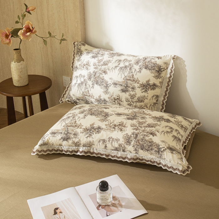 91家纺网 家纺一手货源 找家纺 优米家纺 2026新款棉麻印花四件套 光年之外