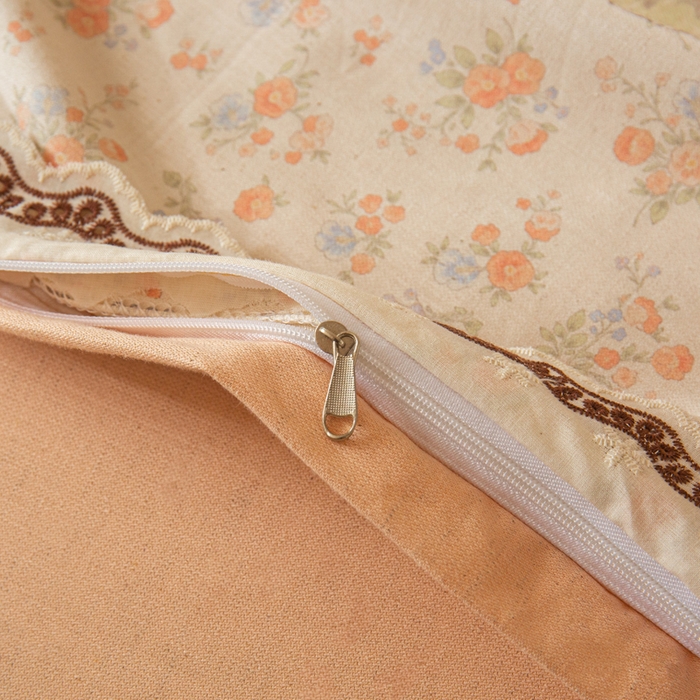 91家纺网 家纺一手货源 找家纺 优米家纺 2026新款棉麻印花四件套 精灵仙子