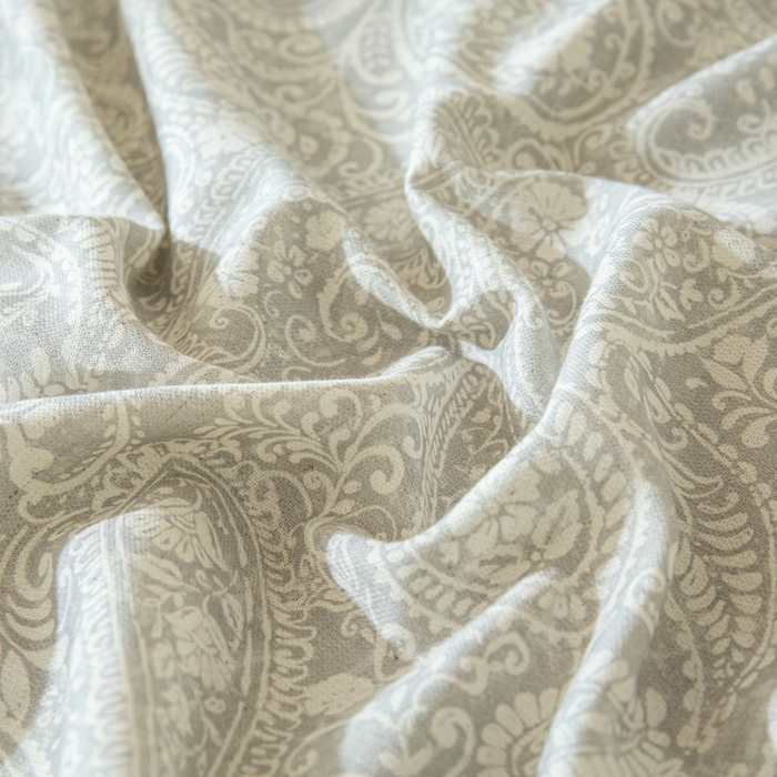 91家纺网 家纺一手货源 找家纺 优米家纺 2026新款棉麻印花四件套 暮色织语