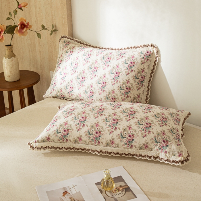 91家纺网 家纺一手货源 找家纺 优米家纺 2026新款棉麻印花四件套 花熙