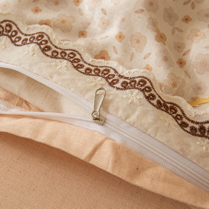 91家纺网 家纺一手货源 找家纺 优米家纺 2026新款棉麻印花四件套 狗狗乐园