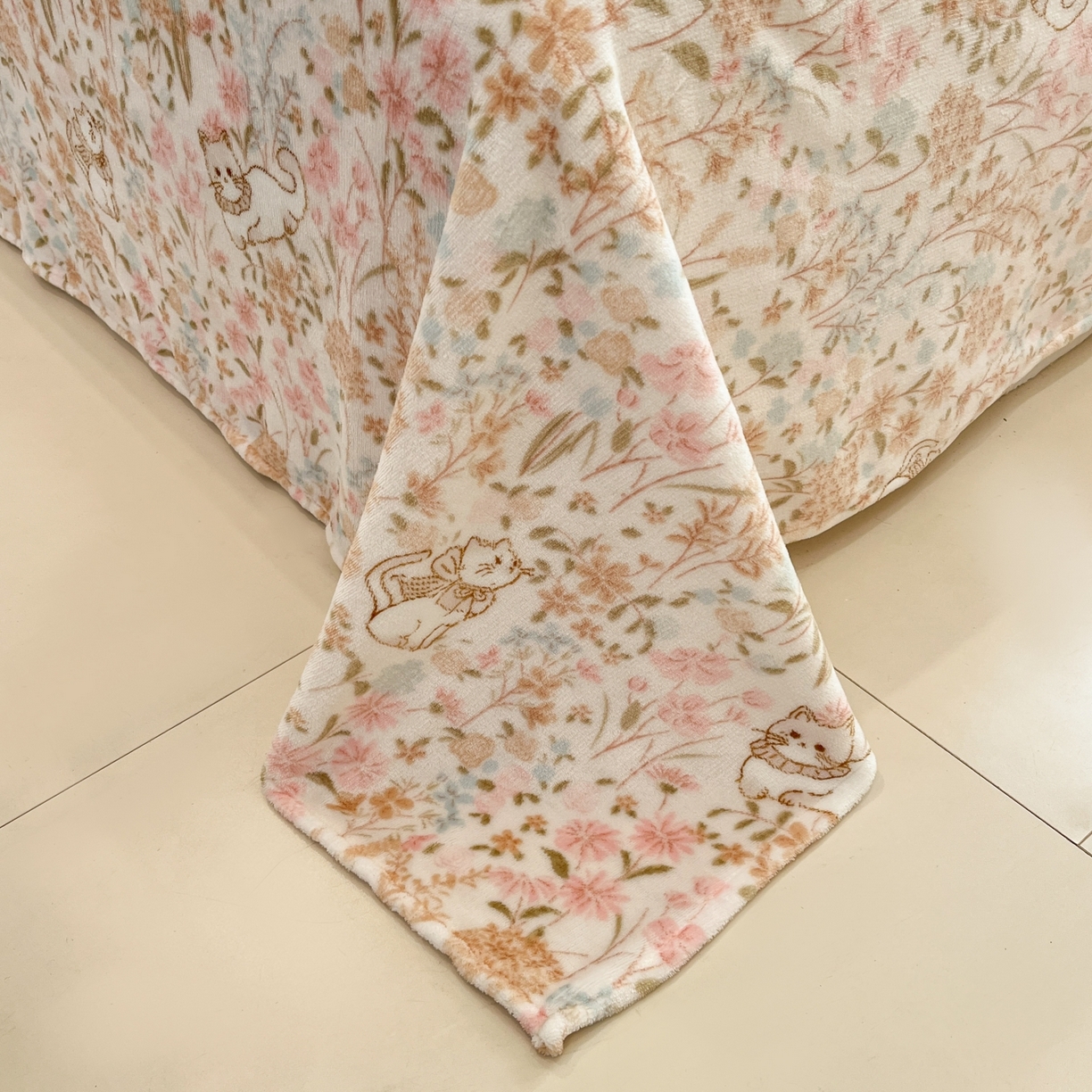 91家纺网 家纺一手货源 找家纺 小桃姐家纺 2025新款高克重牛奶绒印花床单单品床单床单单件 花海