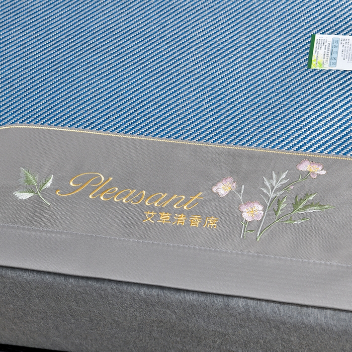 91家纺网 家纺一手货源 找家纺 （总）小牛席业 2026新款艾草清香冰藤-双面席系列