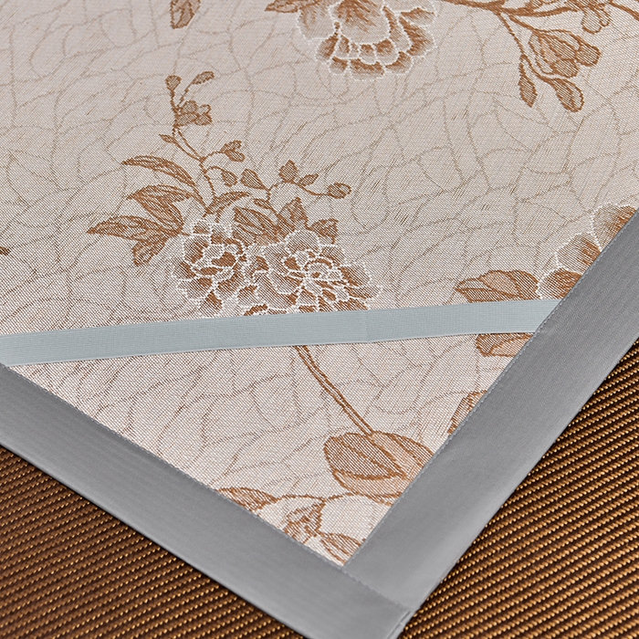 91家纺网 家纺一手货源 找家纺 小牛席业 2026新款艾草清香冰藤-双面席系列 艾草冰藤席-黑咖