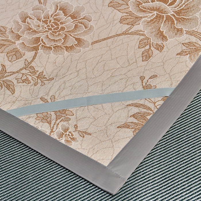 91家纺网 家纺一手货源 找家纺 小牛席业 2026新款艾草清香冰藤-双面席系列 艾草冰藤席-墨绿