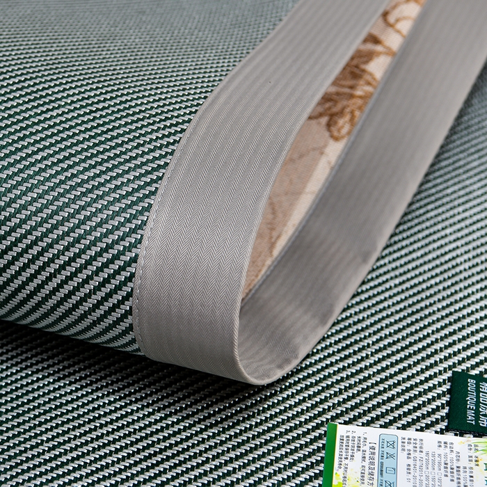 91家纺网 家纺一手货源 找家纺 小牛席业 2026新款艾草清香冰藤-双面席系列 艾草冰藤席-墨绿