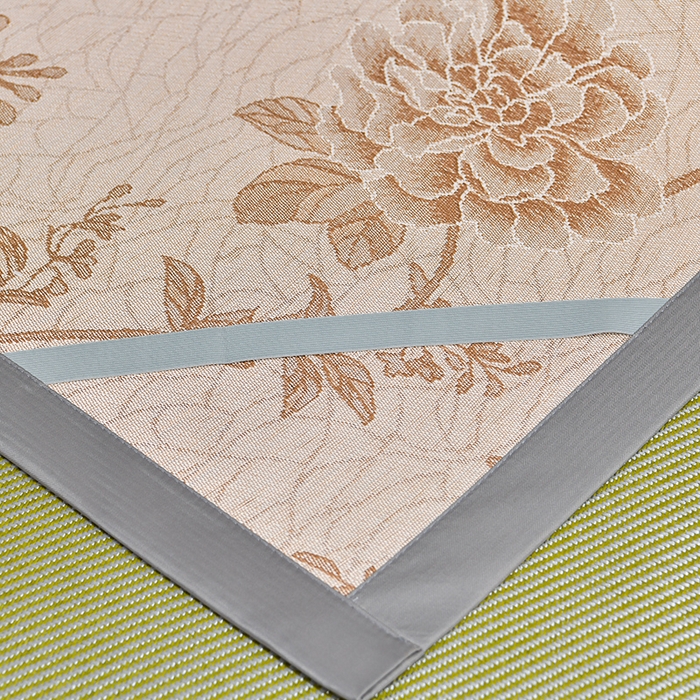 91家纺网 家纺一手货源 找家纺 小牛席业 2026新款艾草清香冰藤-双面席系列 艾草冰藤席-青柠