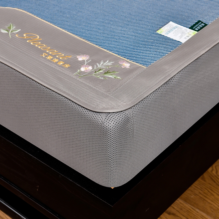 91家纺网 家纺一手货源 找家纺 （总）小牛席业 2026新款艾草清香冰藤-双面席系列（床笠款）