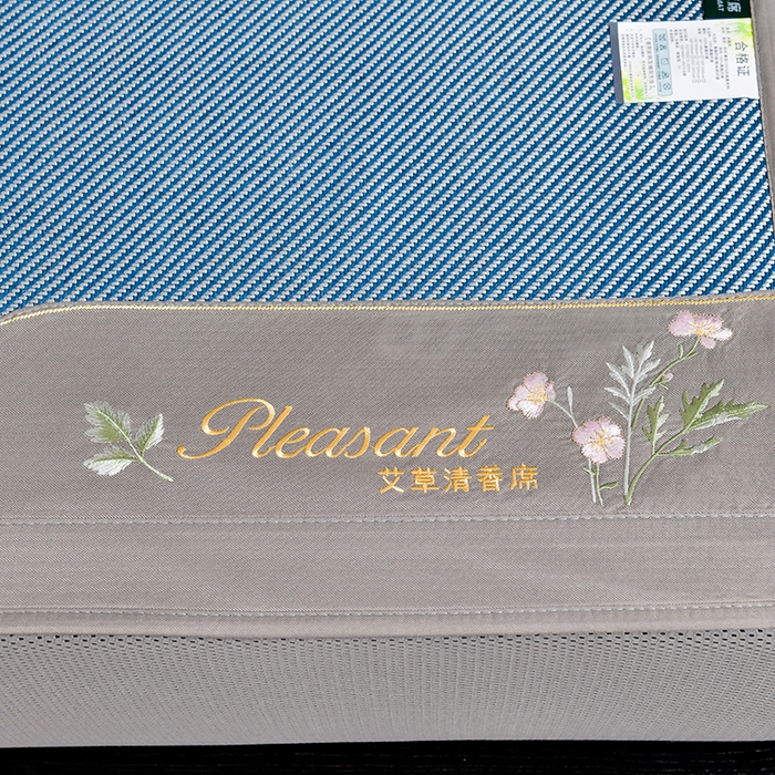91家纺网 家纺一手货源 找家纺 （总）小牛席业 2026新款艾草清香冰藤-双面席系列（床笠款）