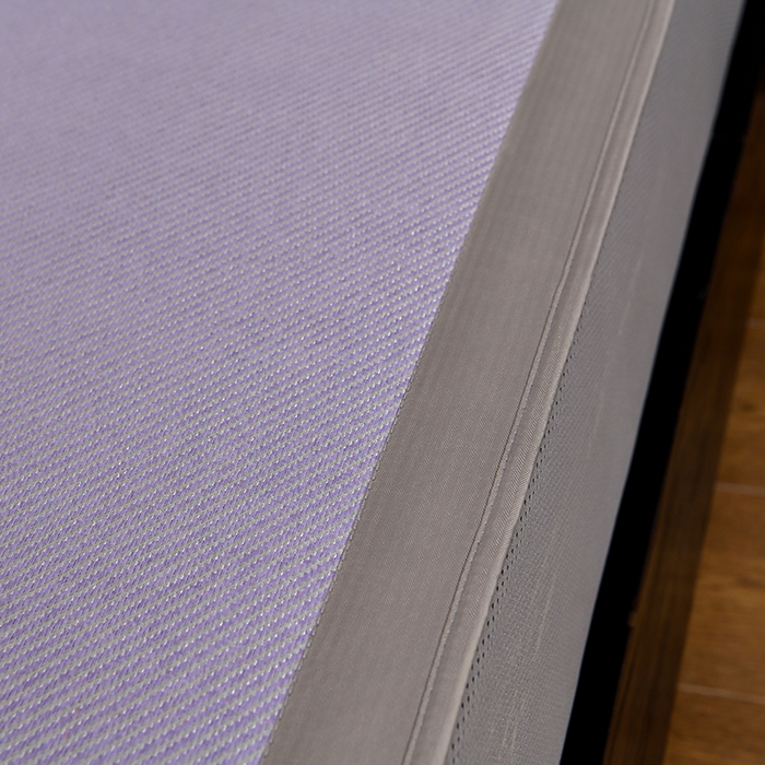 91家纺网 家纺一手货源 找家纺 小牛席业 2026新款艾草清香冰藤-双面席系列（床笠款） 艾草清香冰藤席系列（床笠款）-紫色