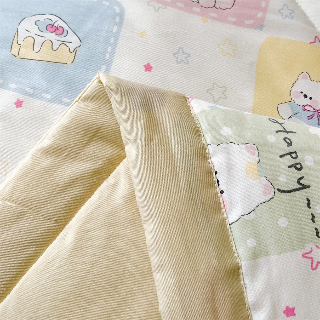 91家纺网 家纺一手货源 找家纺 （总）仁凯家纺 2026新款A类里外全棉新疆棉花夏被四件套被子被芯