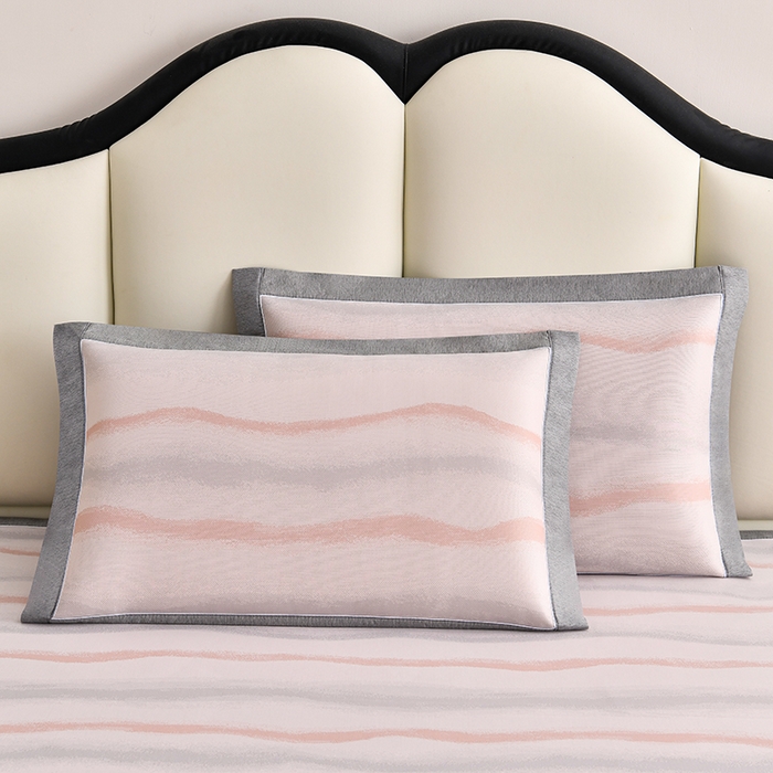 （总）小牛席业 2026新款高端全PE锦绣冰丝夏凉枕套单枕套枕套单件