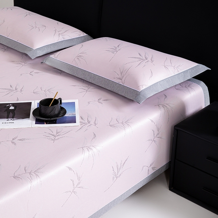 91家纺网 家纺一手货源 找家纺 （总）小牛席业 2026新款高端全PE柳烟冰丝夏凉枕套单枕套枕套单件