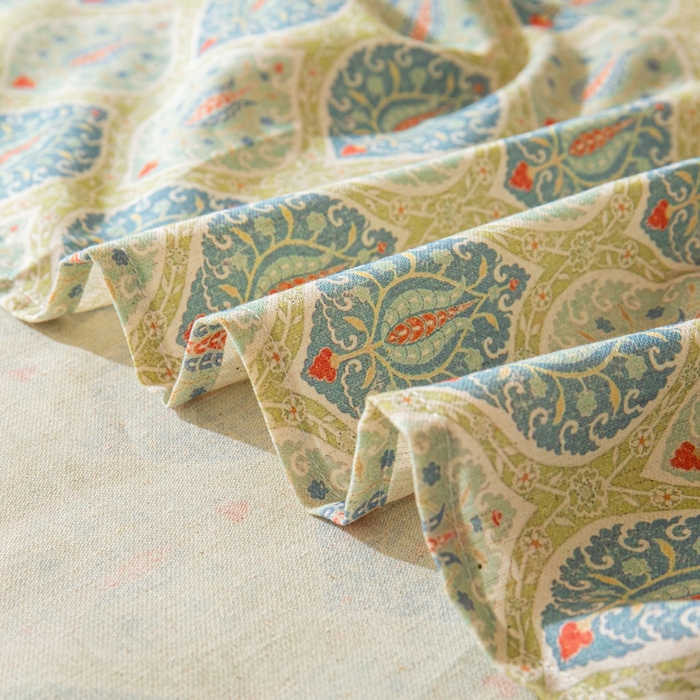 91家纺网 家纺一手货源 找家纺 （总）优米家纺 2026新款棉麻印花床单单件床单单品